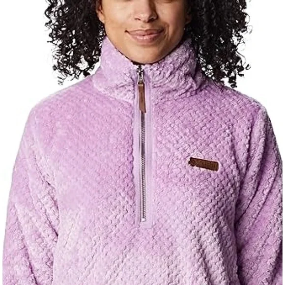 Columbia Fire Side II Sherpa Fleece Lavender Jacket - Picture 3 of 9